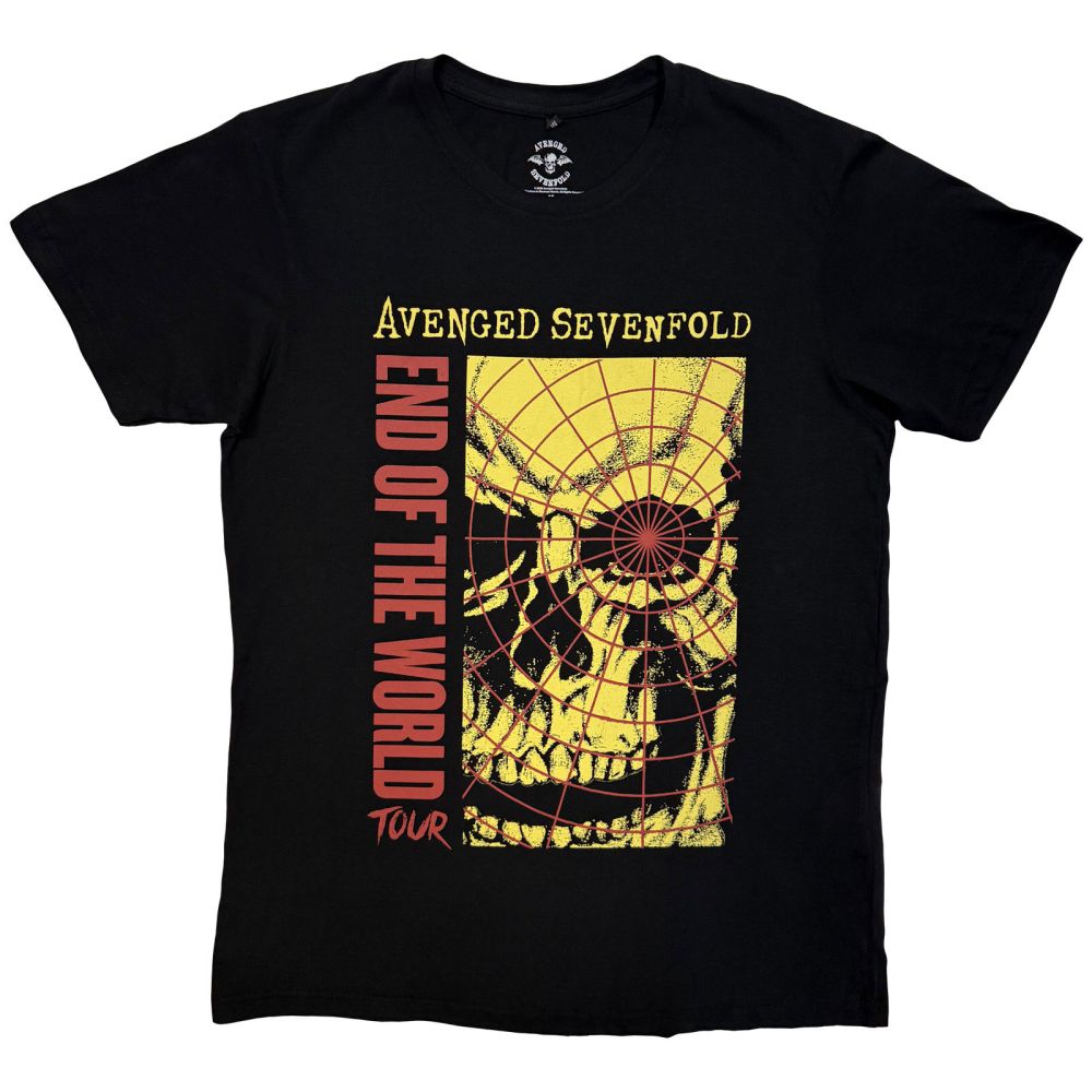 Avenged Sevenfold - End Of The World Tour Heren Tshirt - Zwart